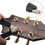 1 Set 6 String Acoustic Guitar Bone Bridge Saddle and Nut & 1Pcs 3 in 1 Guitar String Winder String Cutter Pin Puller 10