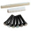 1 Set 6 String Acoustic Guitar Bone Bridge Saddle and Nut & 1Pcs 3 in 1 Guitar String Winder String Cutter Pin Puller 2