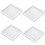 8 Pack  Silicone Coaster Molds Silicone Resin Mold, Clear Epoxy Molds Hexagon & Square 4