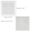 8 Pack  Silicone Coaster Molds Silicone Resin Mold, Clear Epoxy Molds Hexagon & Square 10