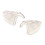 2 Pair Glasses Side Shields TPU Clear Glasses Protective Covers Flap Side Protector for 17mm/12mm Glasses Frame 2