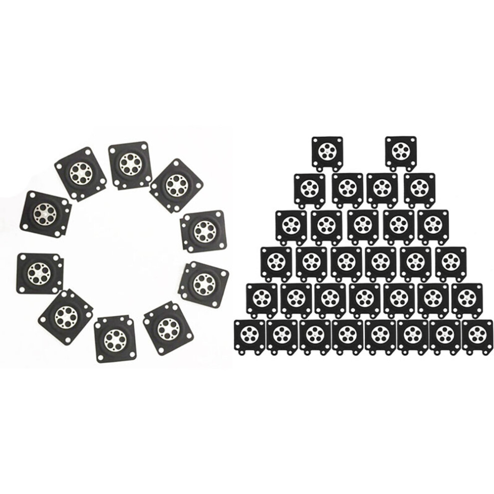 20 Pcs Membrances Gasket Parts & 32 Pcs Carburetor Membrane Pads Repair Parts Metering Diaphragm Gaskets 6032126179814