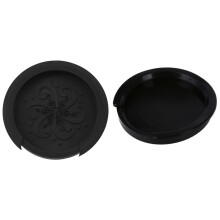 2 Pcs Sound Hole Cover Block Plug Screeching Halt Acoustic Guitar Black, for 38 Inch/39 Inch EQ & for 40 Inch/41 Inch EQ