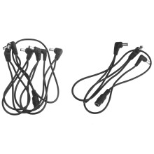2 Pcs Electrode Daisy Chain Harness Cable Copper Wire for Guitar Effects Power Supply Adapter Splitter, 3 Ways & 6 Ways