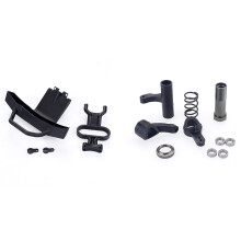 1 Set 8028 Steering Clutch Componen & 1 Set 8481 Front Bumper Set for 1/8 Zd Racing 9116 08427 9021-V3 Rc Car Parts