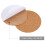 100 Pcs Self-Adhesive Cork Coasters,Cork Mats Cork Backing Sheets-60 Pcs Round & 40 Pcs Square 4