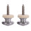 1 Pcs Professional Harmonica Neck Holder Adjustable & 2 Pcs Guitar Strap Lock Pegs Pins Shape End Button 10