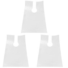 300 Stück PE Schürze Einweg Lang Barber Wai Stoff Dauerwelle Friseur Salon Haar Schnitt Wai Friseur Cape Shawl 60X90cm