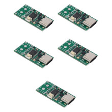 5X USB-C PD2.0 / 3.0 Zu Strom Versorgungs Modul Lock Vogel Schnell Ladung Trigger Poll Umfragen Detektor Tester (ZY12PDN)