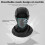 Maschera da sci riflettente per notte, sicurezza e comfort 5