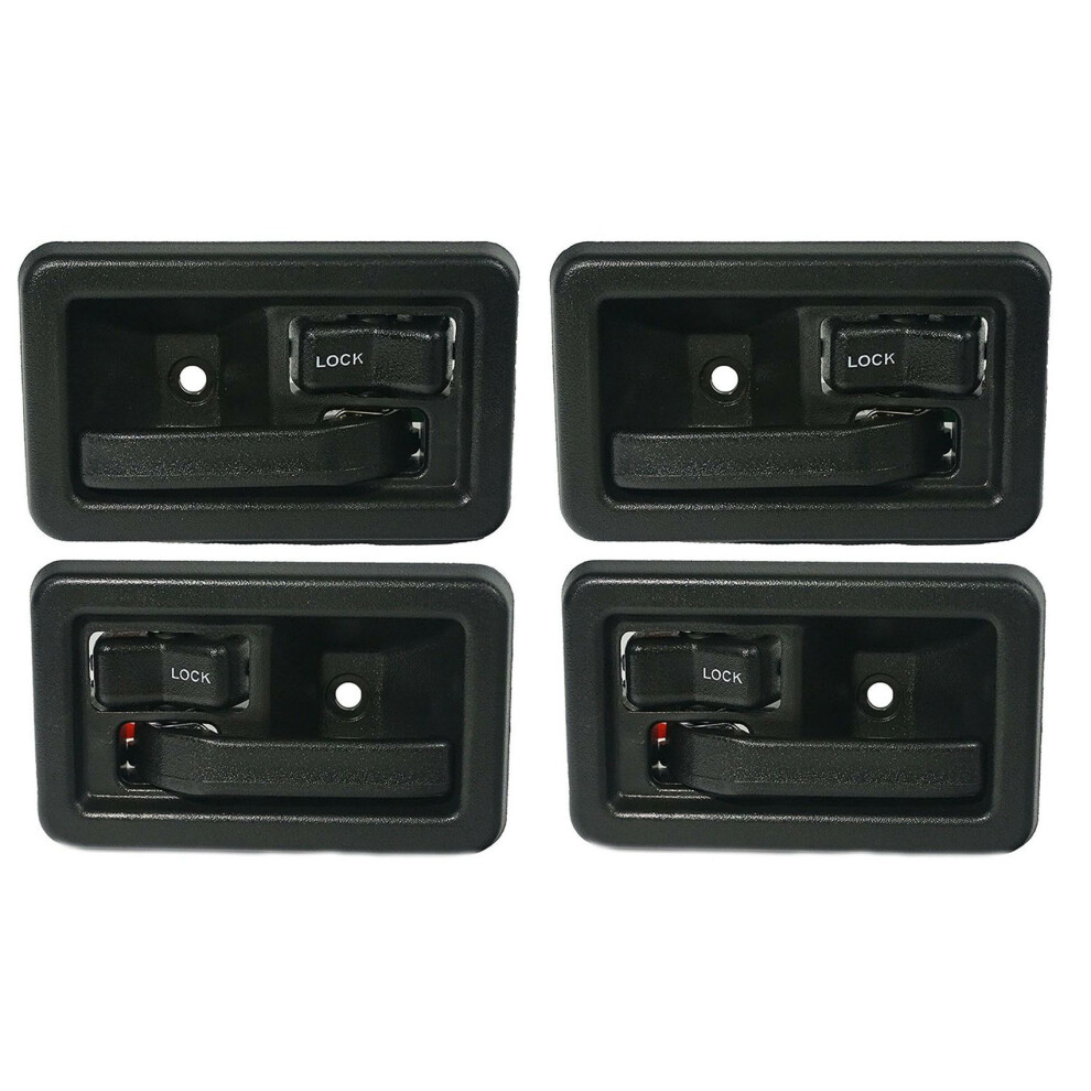 2X Inside Door Handles Interior Pair Left & Right 55176477Ab 55176476Ab For 1987-2004 Yj Tj 6032748542324