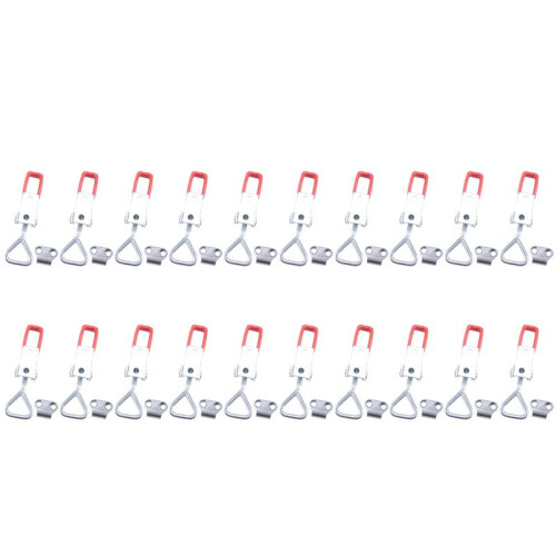 40 Pack Adjustable Toggle  Clamp 4001, 330 Lbs Holding Capacity, Heavy Duty Quick Release Pull  Toggle Clamp 1