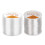 2 Pcs Clear Bead Cord Crystal Elastic Stretchy Bracelet String for Beading Thread-1.0Mm & 0.8Mm 1