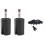 6 Pcs Ebony Guitar Bridge Pins Abanlone Dot & 2Pcs String Winder Tuning Peg Puller Replace Electric Drill 1