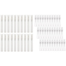 120Pcs Transparent Empty Spray Bottles 3Ml Cosmetic Containers & 50Pcs 5Ml Empty Transparent Plastic Spray Bottle