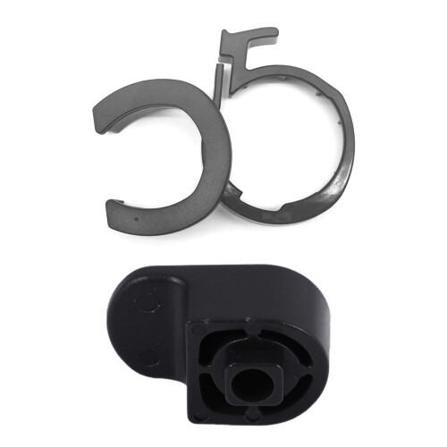 1 Set Scooter Front Tube Stem Folding Guard Ring & 1 Pcs Rear Mudguard Folding Hook 2