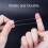 2 Pcs Clear Bead Cord Crystal Elastic Stretchy Bracelet String for Beading Thread-1.0Mm & 0.8Mm 5