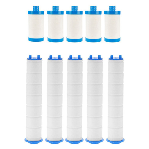 5 Piece Hand Shower Filter Shower Filter Core Water Purifier & 10 pcs Impurity Rust Sediment Washing Machine