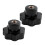 6 Pcs Machinery Latche Knurled Clamping Nuts Knob & 5 Pcs Black Star Grip Knobs 6