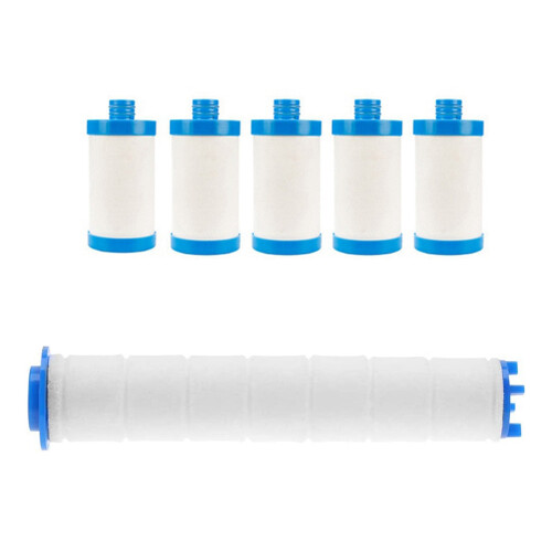 5 Piece Hand Shower Filter Shower Filter Core Water Purifier & 10 pcs Impurity Rust Sediment Washing Machine 1