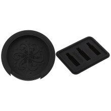 1 Pcs Acoustic Guitar Sound Hole Cover Block Plug Screeching Halt & 1 Pcs Ballads Acoustic Classical Guitar Mute Pad