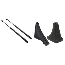 1 Set Car Gear Shift Knob Gaiter Boot Cover Grips Covers & 2Pcs Rear Tail Gate Gas Struts Boot Holders Lifter