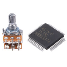 2 Pcs B50K 50K Ohm 6 Terminals Potentiometers & 1Pcs As15-F As15F Integrated Circuit Lcd Screen Power Driver