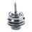 Flat  Chrome Strap Lock for Electric Guitar with 4X Guitar Dome Control Knobs for  Tele Replacement, Silver 10