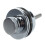 Flat  Chrome Strap Lock for Electric Guitar with 4X Guitar Dome Control Knobs for  Tele Replacement, Silver 9