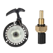 Black Metal  Moto Easy Pull Start with Docooler Engine Water Coolant Temperature Sensor Temp Sensor