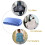 2 Pcs Aluminum Glasses Case Hard Shell Spectacles Box for Small and Medium Frames, Silver & 10
