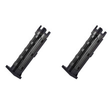 2X Fishing Rod Holder Raft Fishing Accessories Vertical Inserting Device for MEIHO Box Fishing Tackle-Black