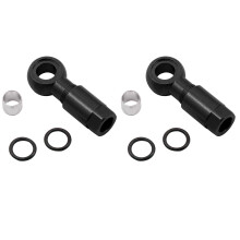 2X Cabeza de Olivo Aguja de Manguera de Freno de Disco HidráUlico de Bicicleta para  SLX XT  Accesorios Negro