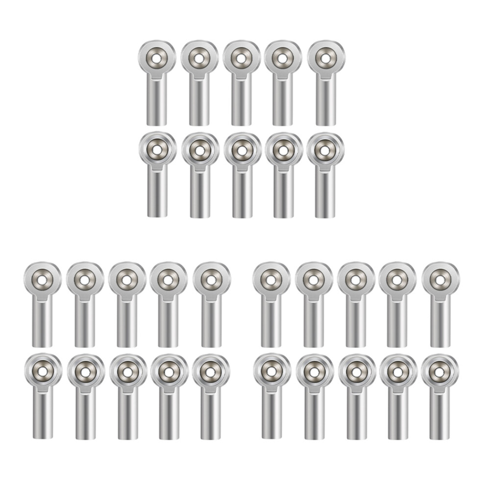 30Pcs M4 Metal Tie Push Link Rod End Joint Holderfor 1/10 Rc Truck Buggy Crawler Car 6033846147398