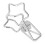100Pcs Star Binder Clips 1.5cm Silver Strong Clamp for Papers & Documents 8