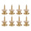8PCS Wool Copper Guitar Strap Lock Locking Pegs Pins Mushroom Shape End Button Gold 1