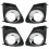 2X Car Front Fog Light Lamp Cover Grille for   2011-2013 1