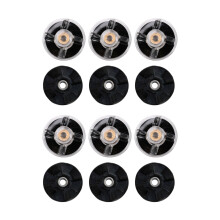 12x Ersatz Teil für Basis Getriebe und Blatt Getriebe, Kompatibel mit Magic MB1001 250W Mixern