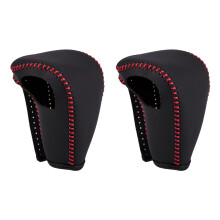 Car Gear Shift Cover,Leather Shift Lever Cover for  2015 2016 CRV,Pack of 2 Piece Leather Cover Gear Shifter Knob