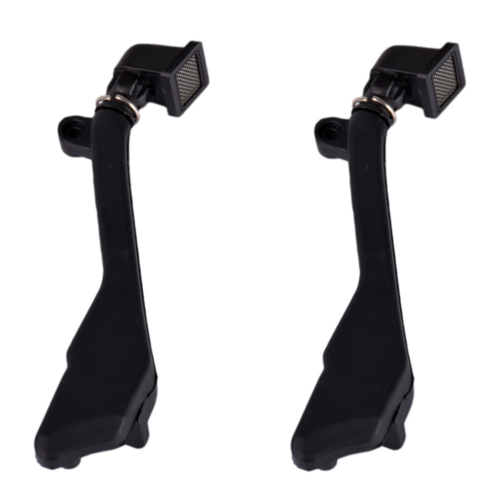 2X Rubber Snorkel For 1/10 Rc Crawler Car -4 Trx4 T4 Accessories Black 6034237723887