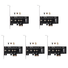 5X Adaptateur PCIE Vers M2 Adaptateur PCI Express 3.0 X1 Vers SSD NVME Support de L'Adaptateur M2 PCIE Raiser 2230 2242 2260 2280 SSD M.2