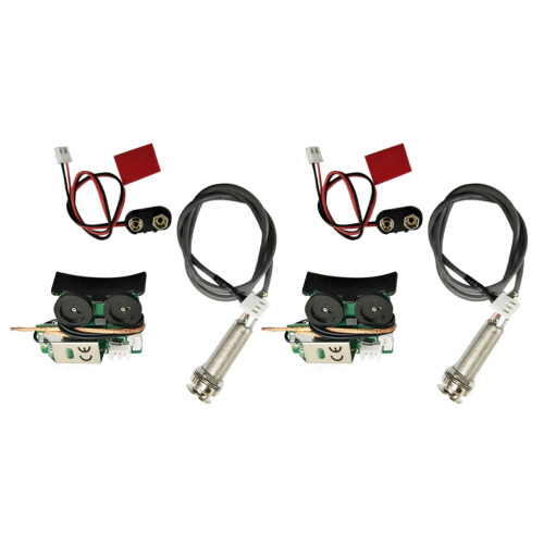 2X Systeme de Preampli Micro-Integre Piezo pour Guitare Acoustique