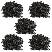 500Pcs Black Guitar Pickguard Screws for Strat/Tele Electric Guitar Bass