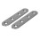 Flat Stainless Steel Repair Mending Fixing Plate Brackets Support 8Pcs 2