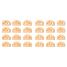 24 Pezzi Rulli per Chitarra Classica Alberi per Corde Fermo Guide Serrature per Corde per Chitarra Morsetto per Dado, Albicocca