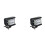 2X Auto Triple Side Lighted Work Light Dome Light Burst Flashing Light Headlight Spotlight Strobe Light LED E 1