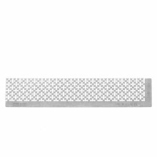 Strass Malerei Lineal Edelstahl Blank Grids Punkt