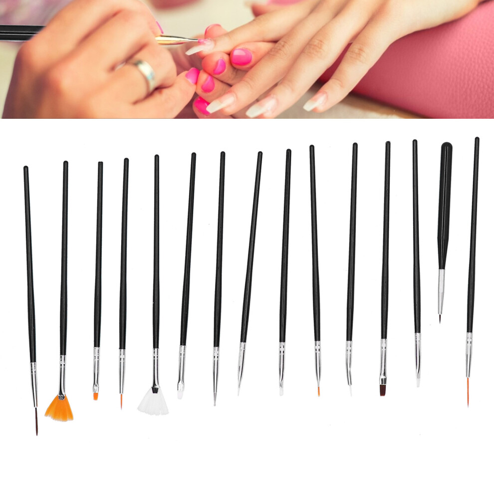 15 stÃ¼cke Professionelle Nail art Pinsel Set DIY
