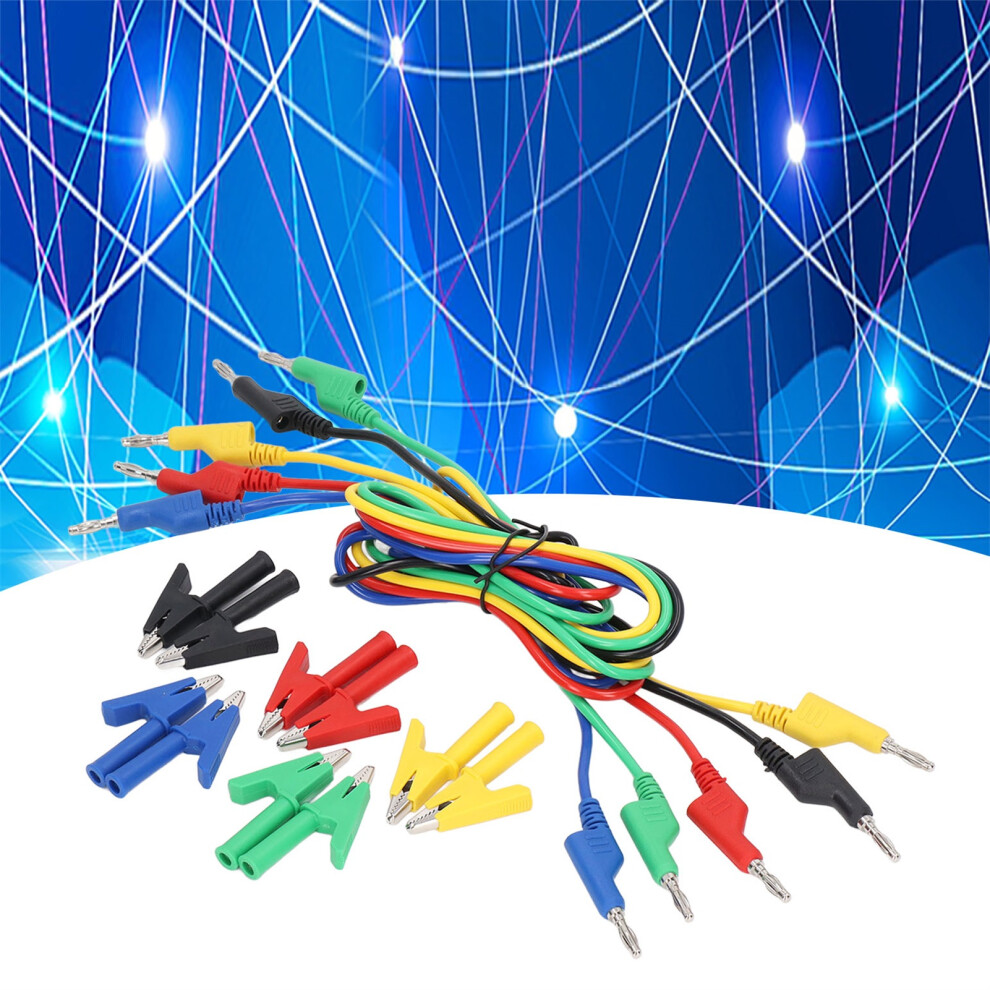 Test Leads Set With 4Mm Banana Plug To Crocodile Clip, Jt1016 6951374351103
