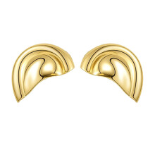Stylish Gold or Silver Ear Cuff Earrings- Gold-color